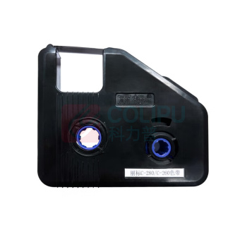 丽标 CAPELABEL 热缩管专用色带 LB-280BK-R 12mm*75M (黑色) 适用C-280系列线号机