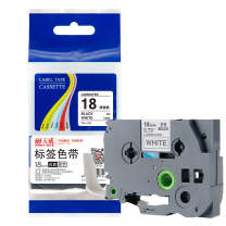 天威 PRINT-RITE 标签色带 TZw241 RAB167BPRJ 18mm*8m (白底黑字) 专业装