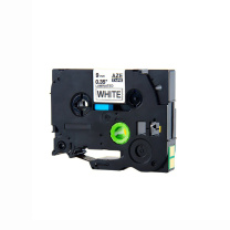 天威 PRINT-RITE 标签色带 TZe-Z221 RAB225BBUJ 9mm*8m (白底黑字) 专业装
