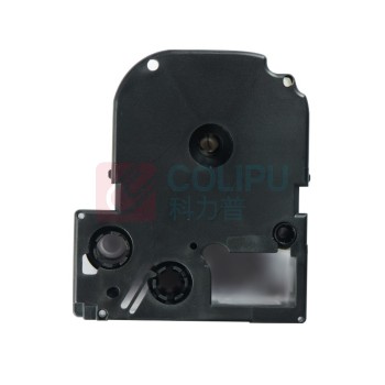 绘威 标签色带 ST24KW  适用爱普生/锦宫标签打印机 透明底黑字24mm*8m