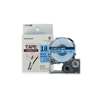 绘威 标签色带 SC18BW  适用爱普生/锦宫标签打印机 蓝底黑字18mm*8m