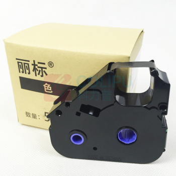 丽标 CAPELABEL 原装线号机色带 LB-12BI 100m/卷 (黑色) 适用丽标C-210t