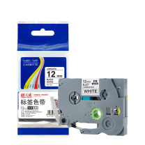 天威 PRINT-RITE 标签色带 TZw231 RAB166BPRJ 12mm*8m (白底黑字) 专业装