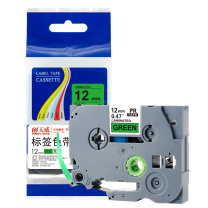 天威 PRINT-RITE 标签色带 TZw-731 RAB239BPRJ 12mm*8m (绿底黑字) 专业装