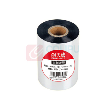 天威 PRINT-RITE 全树脂基碳带 90mm*300m 单轴 (黑色)