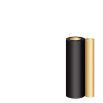 OIMG 增强全树脂碳带 条码机标签机热转印打印机色带 110mm*70m(小卷芯) 适用机型班马888