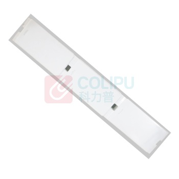 丽标 CAPELABEL 标签/标牌 4580 45*80mm 0.8厚 PVC 注塑连续挂牌 短边单孔 450片/盒 适用于C-330P/460P标牌机 (白色)