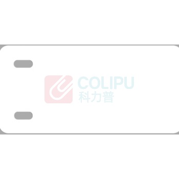 丽标 CAPELABEL 标签/标牌 3060 30*60mm 0.8厚 PVC 短边单边双孔挂牌 1200片/盒 (白色)