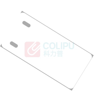 丽标 CAPELABEL 标签/标牌 3060 30*60mm 0.8厚 PVC 短边单边双孔挂牌 1200片/盒 (白色)