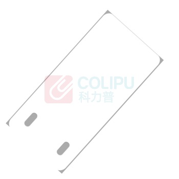 丽标 CAPELABEL 标签/标牌 3060 30*60mm 0.8厚 PVC 短边单边双孔挂牌 1200片/盒 (白色)