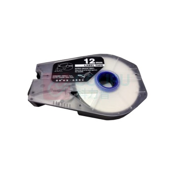 丽标 标签纸 LABEL TAPE 12mm*30M 适合机型C-210T C-210E等 (白色)