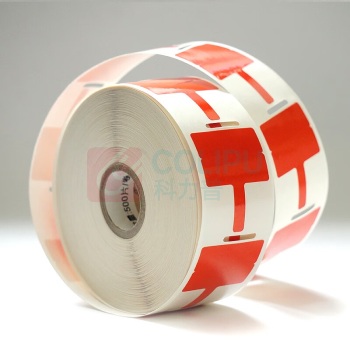 开玛 K-MARKING 40mm*32mm+40mm 打印标签 500片/卷 1.00 盒/卷 (计价单位:卷) 红色 GW09-02
