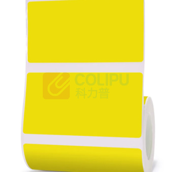 精臣 B3S专用热敏不干胶标签纸 T75*40mm-180张 (黄色) 1卷/盒