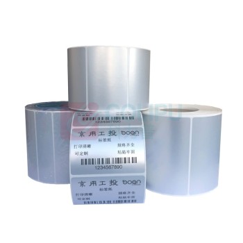 京用工投 哑银不干胶标签纸 JYBP30204000 30*20mm-4000张/卷