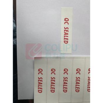 巨尊 标签 QC SEALED 80*20mm (白色)