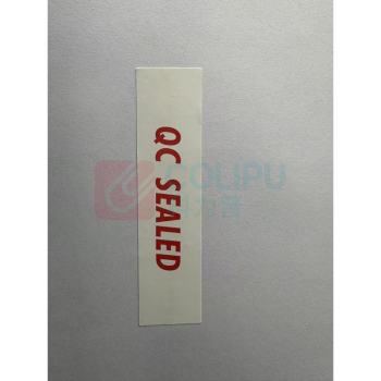 巨尊 标签 QC SEALED 80*20mm (白色)