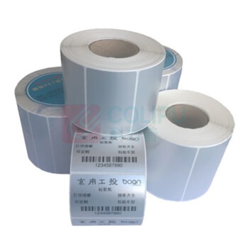 京用工投 PET标签标贴不干胶电子面单条码 JYBP60401000 60*40*1000张/卷(单列)40轴 (哑银)