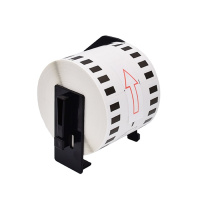 创硕 techain DK系列热敏不干胶标签纸 DK-11202 62mm*100mm*300张/卷(带架) 适用兄弟条码机(5个/箱)