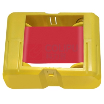 丽标 CAPELABEL 不干胶标签 D-60RDK色带 D-60P打印机专用60MM*100M 3卷/盒 (红)