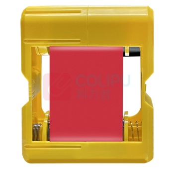 丽标 CAPELABEL 不干胶标签 D-60RDK色带 D-60P打印机专用60MM*100M 3卷/盒 (红)
