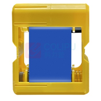 丽标 CAPELABEL 不干胶标签 D-60BLK色带 D-60P打印机专用60MM*100M 3卷/盒 (蓝)