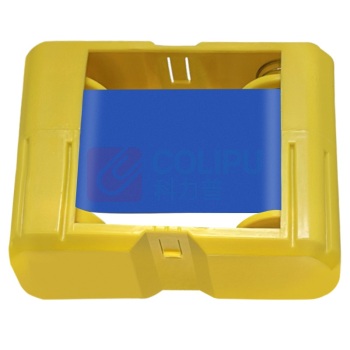 丽标 CAPELABEL 不干胶标签 D-60BLK色带 D-60P打印机专用60MM*100M 3卷/盒 (蓝)