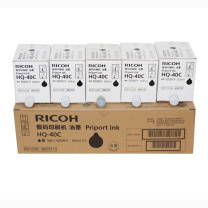 理光 RICOH 油墨 HQ40C 5支/盒 (黑色)