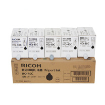 理光 RICOH 黑色油墨 5支/盒 HQ-40C (黑色)
