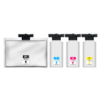 绘威 墨袋套装 T01D1-T01D4 大容量 (四色) 适用爱普生Epson WorkForce Pro WF-C529R打印机墨盒墨水