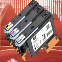 七级风 原装72号打印头一套:3个适用惠普T795/T790/T1300/T610/T1100绘图仪 72号
