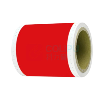 丽标 标签纸 12mm 红色