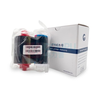 固得卡 GUDECARD 色带套装 CND300YMCKO 可打印300面 (彩色)