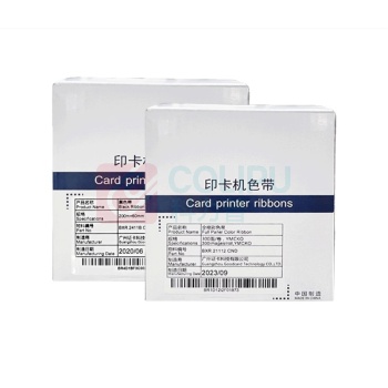 固得卡 GUDECARD 色带套装 CND300YMCKO 可打印300面 (彩色)