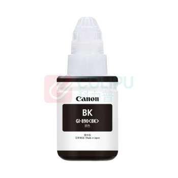 佳能 Canon 原装墨水 GI-890 打印页数约6000页 (黑色) 适用机型G4800/G3800/G2800/G4810/G3810/G2810/G1800/G1810/G3860
