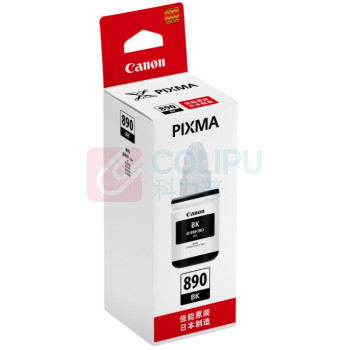 佳能 Canon 原装墨水 GI-890 打印页数约6000页 (黑色) 适用机型G4800/G3800/G2800/G4810/G3810/G2810/G1800/G1810/G3860