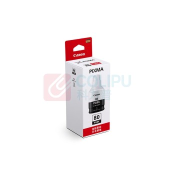 佳能 CANON 原装墨水 GI-80 打印页数约8300页 (黑色) 适用机型G6080/G7080/G5080/GM2080/GM4080