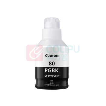 佳能 CANON 原装墨水 GI-80 打印页数约8300页 (黑色) 适用机型G6080/G7080/G5080/GM2080/GM4080