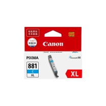 佳能 CANON 墨盒 CLI-881XLC 350页 (青色) TS9580;TS9180;TS8380;TS708T;TS708;TS6380;TR8580 CF