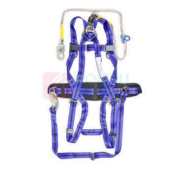 理联 五点式围杆安全带 全身式单绳登杆安全带 LN-WY05F (蓝色) 1条