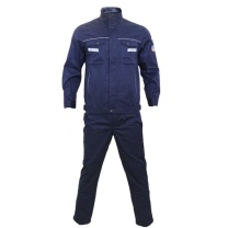 理联 防静电工作服套装 LN-2021 2XL (中蓝色)