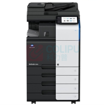 柯尼卡美能达 KONICA MINOLTA 大型打印机彩色数码A3复合机多功能 bizhub C300i(30页/分) 标配+自动输稿器+工作底柜