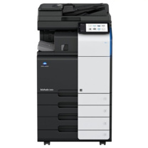 柯尼卡美能达 KONICA MINOLTA 大型打印机彩色数码A3复合机多功能 bizhub C300i(30页/分) 标配+自动输稿器+工作底柜