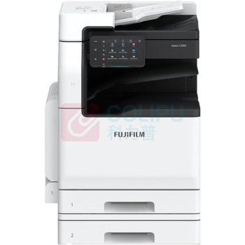 富士胶片 A3彩色数码复合机 Apeos C3060 CPS 双纸盒+输稿器 (白色)