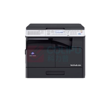 柯尼卡美能达 KONICA MINOLTA 黑白激光打印机 bizhub205i 标配一纸盒双面器双面输稿器 (黑色)