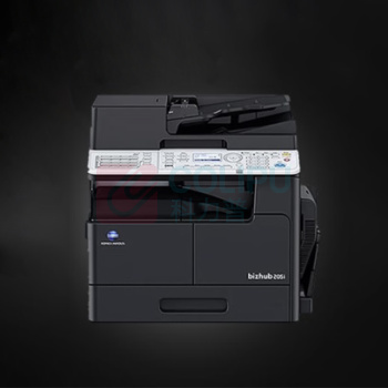 柯尼卡美能达 KONICA MINOLTA 黑白激光打印机 bizhub205i 标配一纸盒双面器双面输稿器 (黑色)