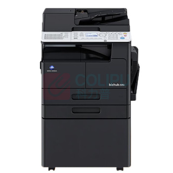 柯尼卡美能达 KONICA MINOLTA A3黑白激光复合一体机(1台) 205i (黑色) bizhub复合机打印复印扫描多功能一体机办公商用 (标配单纸盒+主机+双面器+双面输稿器)