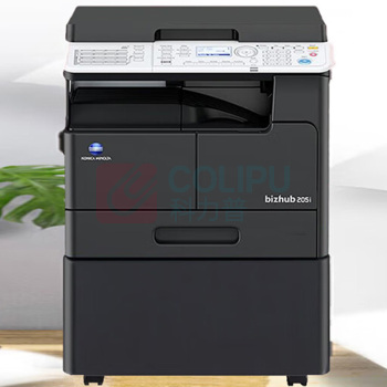 柯尼卡美能达 KONICA MINOLTA 多功能数码复合机 Bizhub 205i A3-A4 (黑色)