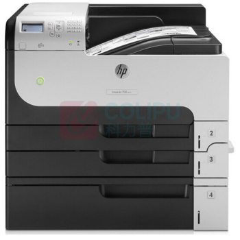 惠普 HP 黑白激光打印机 LaserJetEnterprise700 M712xh A3 (标配三年上门保修)