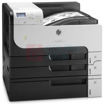惠普 HP 黑白激光打印机 LaserJetEnterprise700 M712xh A3 (标配三年上门保修)