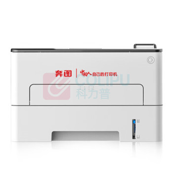 奔图 Pantum A4黑白激光打印机 P3385DN (灰白)